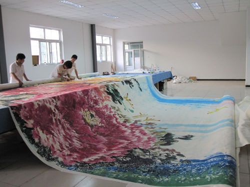 Big Chinese artwork mounting