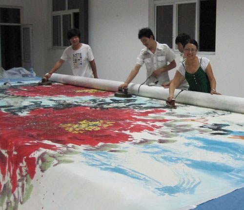 Sandy irons Chinese artwork
