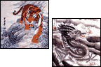 Tigers & Dragons Paintings and Wall Scrolls - Asian Art