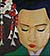Pretty Face - Japanese Oil Painting