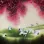 Four Seasons Cranes Watercolor Painting