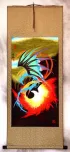 Dragon and Phoenix Wall Scroll