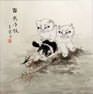 Chinese Kittens & Grasshopper Fun Painting