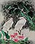 Egrets - Early Morning Dew Painting