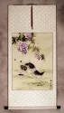 Mouse Capture - Asian Wall Scroll