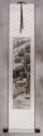 Winter Homes in the Mountains Landscape Wall Scroll