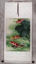 Koi Fish and Lily - Asian Art Scroll