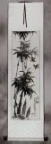 Chinese Birds and Bamboo Wall Scroll
