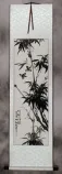 Chinese Birds and Bamboo Wall Scroll