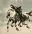 Chinese Snow Horses Painting