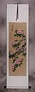 Announcement of Spring - Birds & Peach Blossoms Wall Scroll