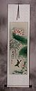 Bird and Flower Wall Scroll