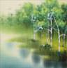 Cranes - Spring/Summer Landscape