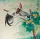 Perched Chicken and Cock Painting