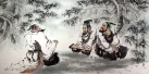 Three Saints - Large Painting