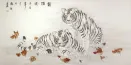 White Tiger - Large Painting