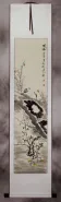 Being Together - Birds and Flower - Wall Scroll