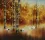 Autumn in Birch Forest - Asian Cranes Landscape Painting