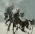 Snow Horses Asian Art Painting