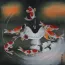 Nine Koi Fish Masterpiece Painting