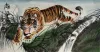 Comical Abstract Tiger Painting