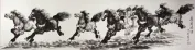 Horses Mean Success - Chinese Painting
