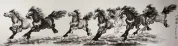 Eight Beauties - Chinese Horse Painting
