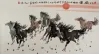 Large Chinese Horse Painting