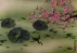 Frogs and Plum Blossom Painting
