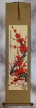 Colorful Red Plum Blossom Wall Scroll