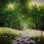 Singing Cranes - Mountain Stream Painting