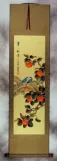 Everything As You Wish Birds & Persimmon Wall Scroll