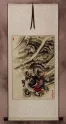 Flying Chinese Dragon - Asian Wall Scroll