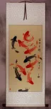 Classic Koi Fish Wall Scroll