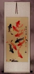 Koi Fish Wall Scroll