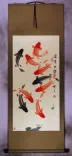 Koi Fish Wall Scroll