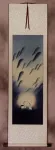 Colorful Asian Cranes Wall Scroll