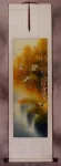 Larger Autumn Rhyme - Colorful Asian Cranes Wall Scroll