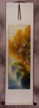 Colorful Cranes Wall Scroll
