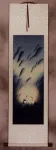 Colorful Cranes Wall Scroll