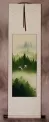 Colorful Asian Cranes Wall Scroll