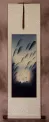 Colorful Asian Cranes Wall Scroll