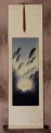 Colorful Asian Cranes Wall Scroll