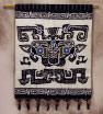 Tribal Ethnic Symbols Colorful Batik Wall Hanging Art