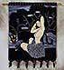 Tribal Ethnic Woman and Leopard Colorful Batik Wall Hanging Art
