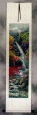 North Korean Landscape Wall Scroll