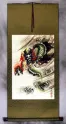 Flying Chinese Dragon - Asian Wall Scroll