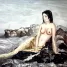 Asian Lady in Waiting Painting
