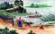 North Korean Riverside Scene Painting