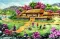 North Korean Village Painting